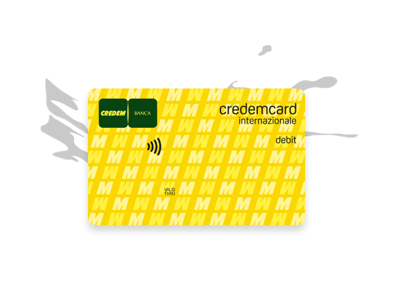 Carta Credem Card Internazionale Gialla