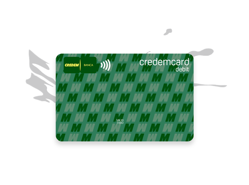 Carta Credem Card nazionele verde